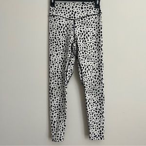 rare balance athletica snow leopard leggings